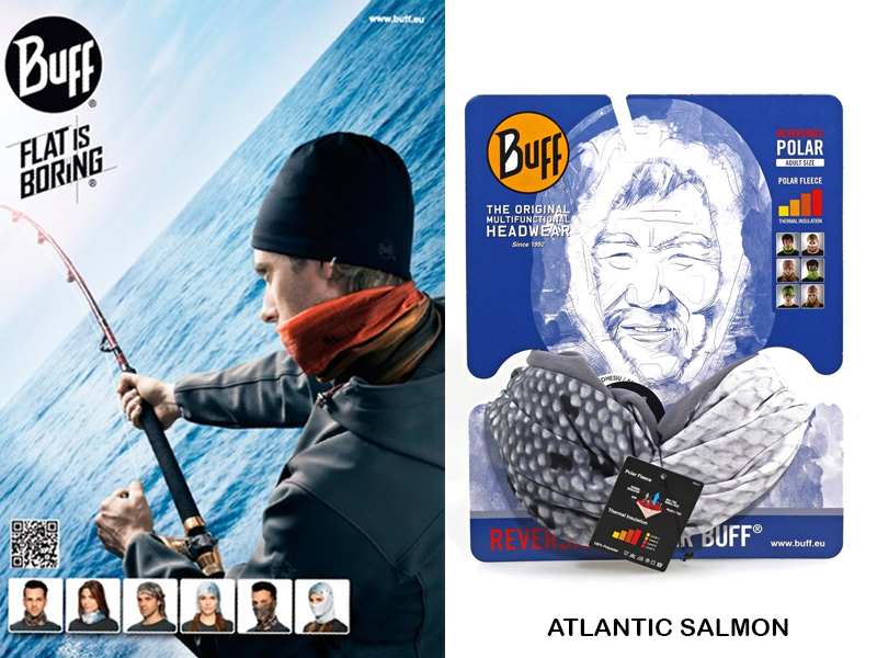 BUFF Angler's Collection Reversible Polar Atlantic Salmon