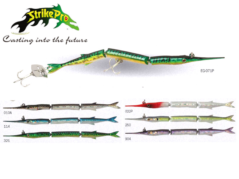 Strike Pro Needle Jointed (Model: EG-072P, Color: 022P, Body Length: 16cm-4-3/4",Weight: 8.6gr, Hook VMC: 9620-PS-8)