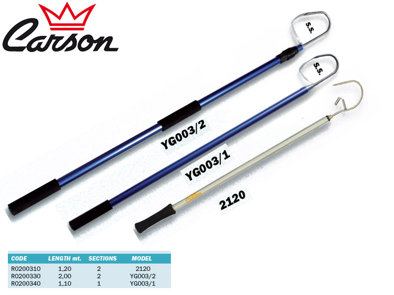 Carson Telescopic Gaff 2120 (Length: 1.20m, Sections: 2)