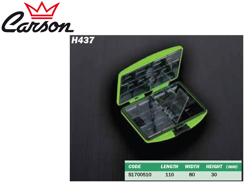 Carson H437 Tackle Box (L x W x H: 110 x 80 x 30 mm)