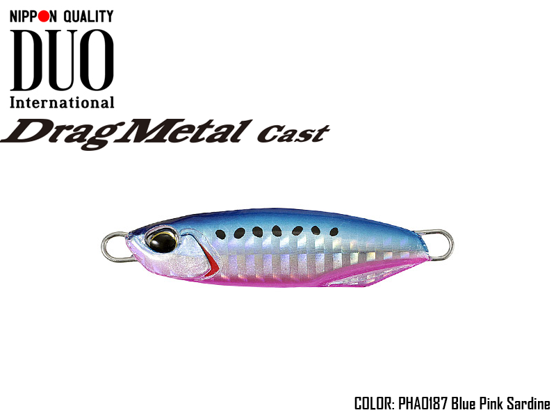 Duo Drag Metal Cast (Length: 49mm, Weight: 20gr, Color: PHA0187 Blue Pink Sardine)