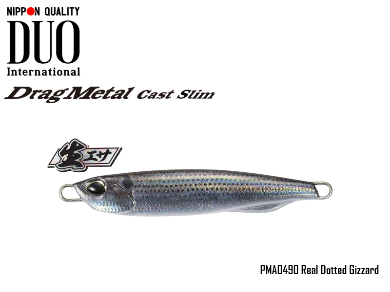 Duo Drag Metal cast Slim (Length: 73mm, Weight: 30gr, Color: PMA0490 Real Dotted Gizzard)