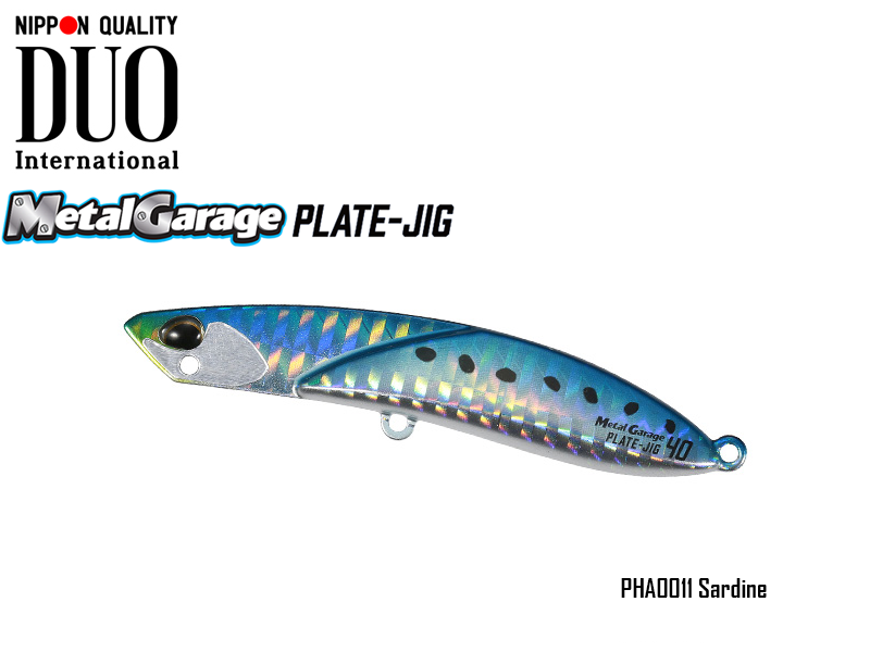 DUO Metal Garage Plate Jig (Weight: 30gr, Colour: PHA0011 Sardine)