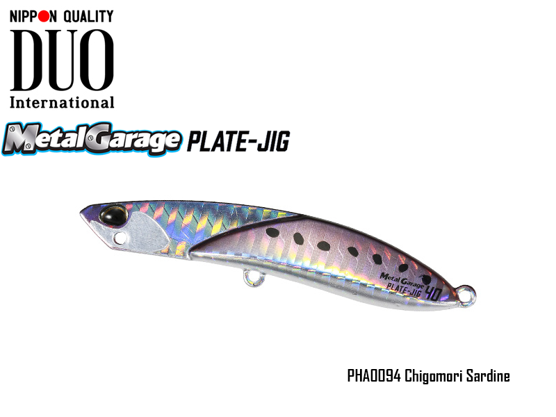 DUO Metal Garage Plate Jig (Weight: 30gr, Colour: PHA0094 Chigomori Sardine)