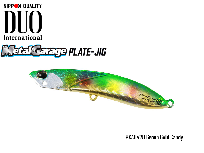 DUO Metal Garage Plate Jig (Weight: 30gr, Colour: PXA0478 Green Gold Candy)