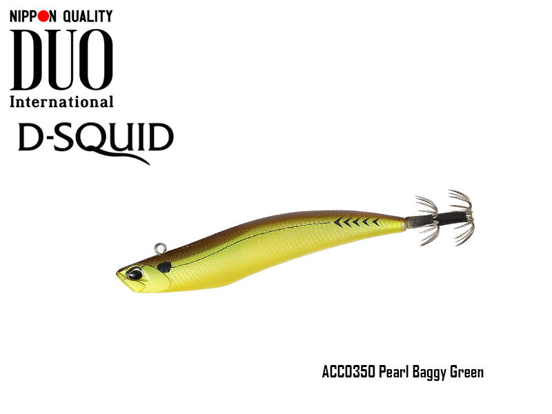 DUO D-Squid (Size: 95mm, Color: ACC0350 Pearl Baggy Green)