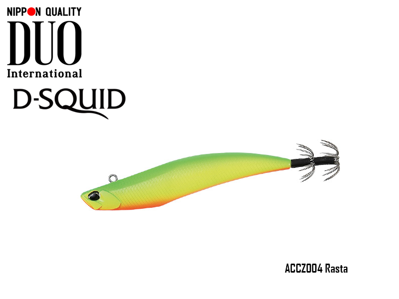 DUO D-Squid (Size: 95mm, Color: ACCZ004 Rasta)