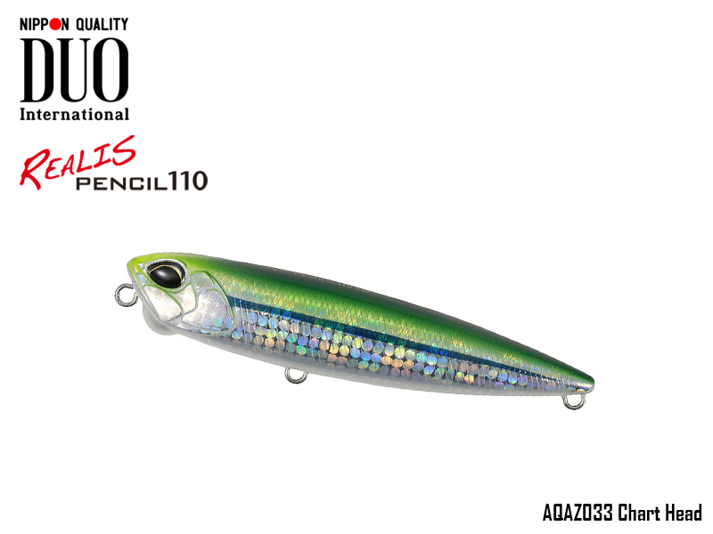 Duo Realis Pencil 110 SW Limited (Length: 110mm, Weight: 20.5gr, Color: AQAZ033 Chart Head Sayori)