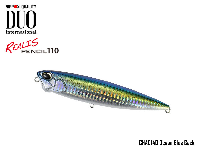 Duo Realis Pencil 110 SW Limited (Length: 110mm, Weight: 20.5gr, Color: CHA0140 Ocean Blue Back)