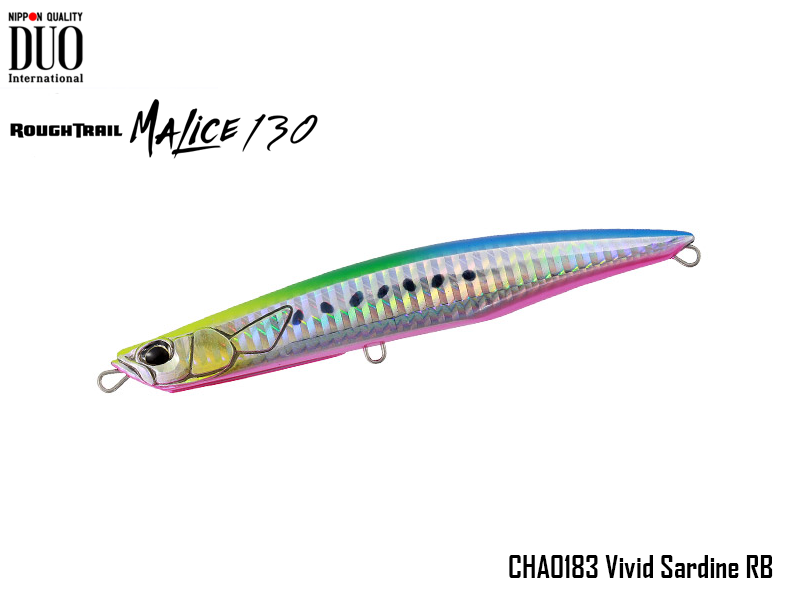 DUO Rough Trail Malice 130 (Length: 13cm, Colour: CHA0183 Vivid Sardine RB)