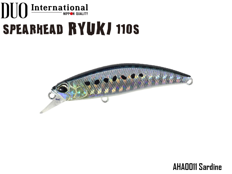 DUO Spearhead Ryuki 110S (Length: 110mm, Weight: 21g, Color: AHA0011 Sardine)