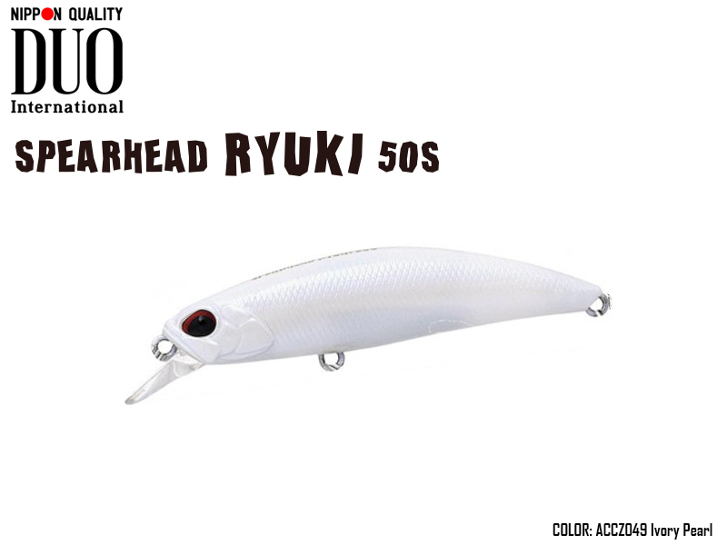 DUO Spearhead Ryuki 50S (Length: 50mm, Weight: 4.5gr, Color: ACCZ049 Ivory Pearl)