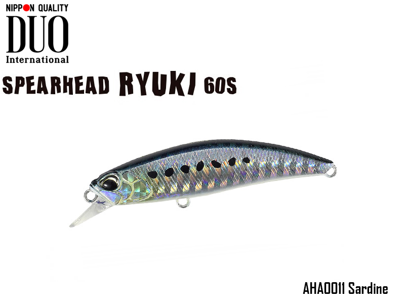 DUO Spearhead Ryuki 60S SW (Length: 60mm, Weight: 6.5gr Color: AHA0011 Sardine)