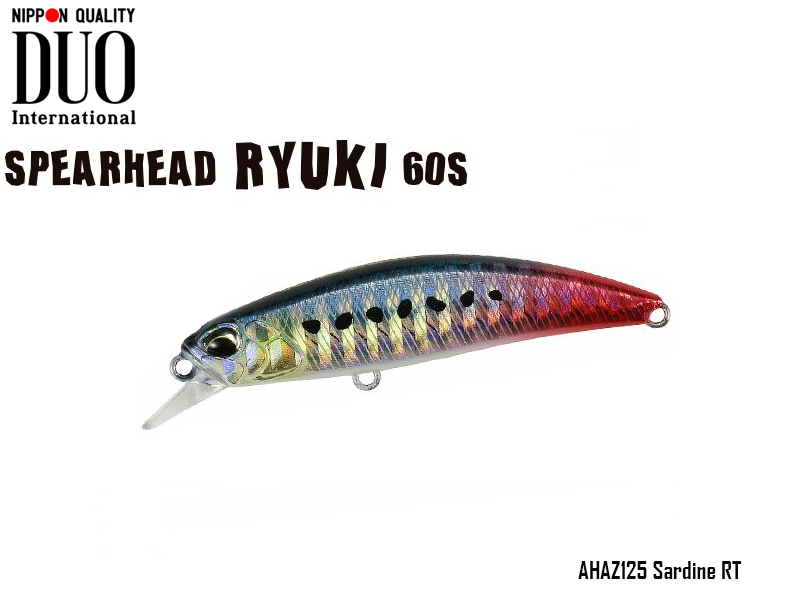 DUO Spearhead Ryuki 60S SW (Length: 60mm, Weight: 6.5gr Color: AHAZ125 Sardine RT)