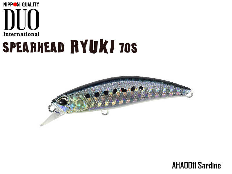DUO Spearhead Ryuki 70S (Length: 70mm, Weight: 9gr, Color: AHA0011 Sardine)