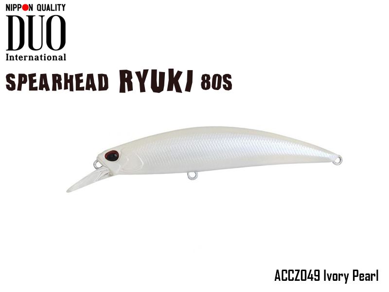 DUO Spearhead Ryuki 80S SW (Length: 80mm, Weight: 12gr Color: ACCZ049 Ivory Pearl)