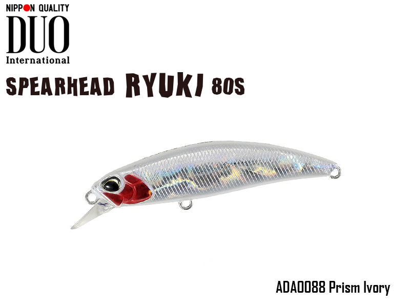DUO Spearhead Ryuki 80S SW (Length: 80mm, Weight: 12gr Color: ADA0088 Prism Ivory)