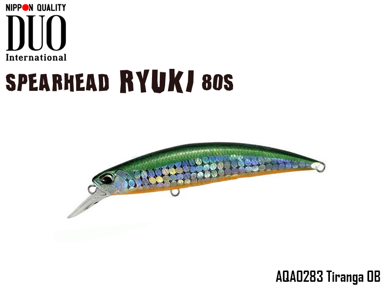 DUO Spearhead Ryuki 80S SW (Length: 80mm, Weight: 12gr Color: AQA0283 Tiranga OB)