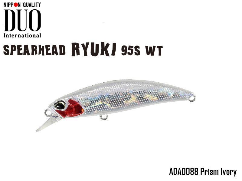 DUO Spearhead Ryuki 95S WT (Length: 95mm, Weight: 17g, Color: ADA0088 Prism Ivory)