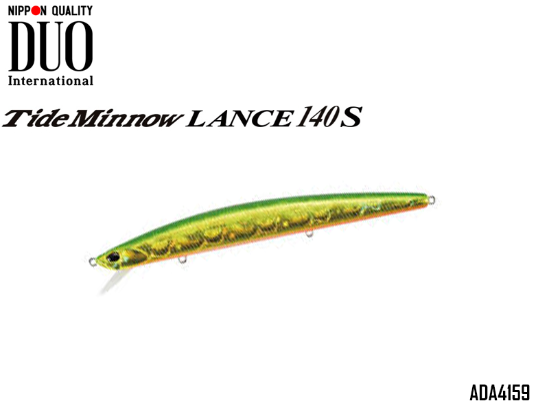 DUO Tide Minnow Lance 140S ( Length: 140mm, Weight: 25.5gr, Color: ADA4159)