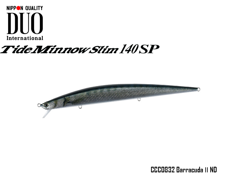 Duo Tide Minnow Slim 140SP (Length: 140mm, Weight: 18.6gr, Color: CCC0832 Barracuda Ⅱ ND)
