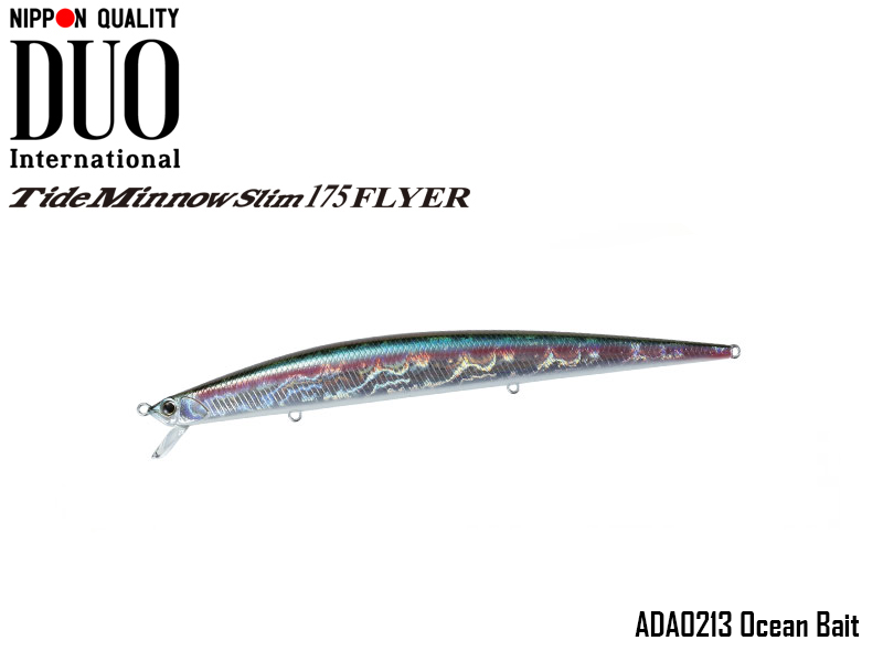 DUO Tide-Minnow Slim 175 Flyer (Length: 175mm, Weight: 29g, Color: ADA0213 Ocean Bait)