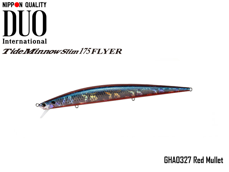DUO Tide-Minnow Slim 175 Flyer (Length: 175mm, Weight: 29g, Color: GHA0327 Red Mullet)