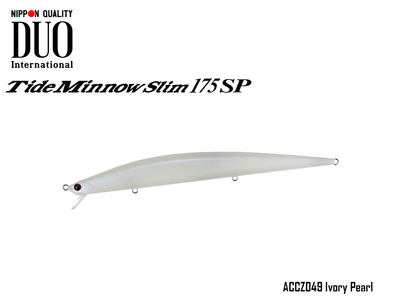 Duo Tide Minnow Slim 175SP(Length: 175mm, Weight:27,60gr, Color: ACCZ049 Ivory Pearl)