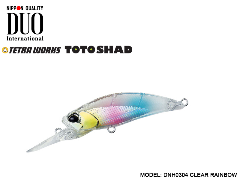 DUO Tetra Works Toto Shad 48S (Length: 48mm, Weight: 4.5gr, Color: DHN0304 TOTO SHAD)