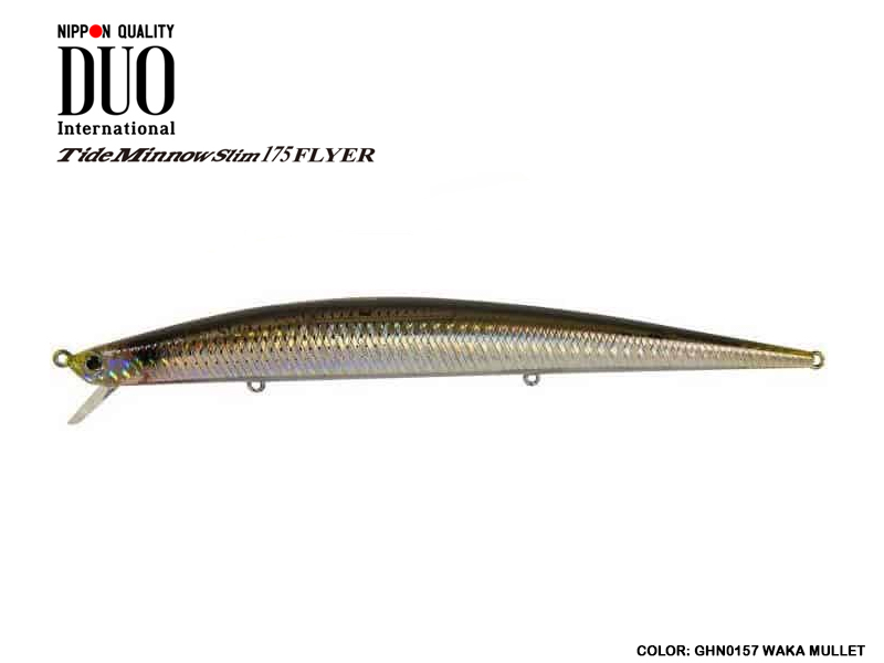 DUO Tide-Minnow Slim 175 Flyer (Length: 175mm, Weight: 29g, Color: GHN0157 Waka Mullet)