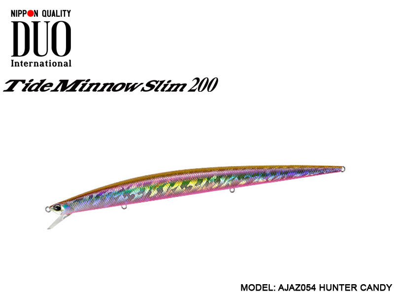 DUO Tide Minnow Slim 200 (Length: 200mm, Weight: 27gr, Color: AJAZ054 Hunter Candy)