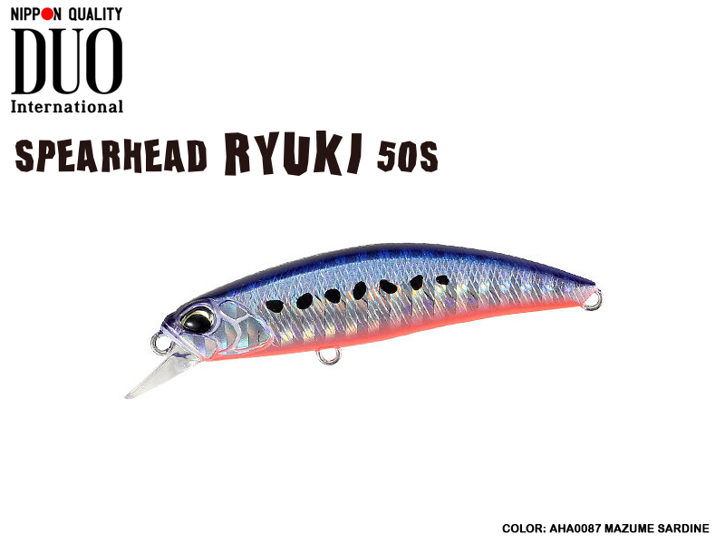 DUO Spearhead Ryuki 50S (Length: 50mm, Weight: 4.5gr, Color: AHA0087 Mazume Sardine)