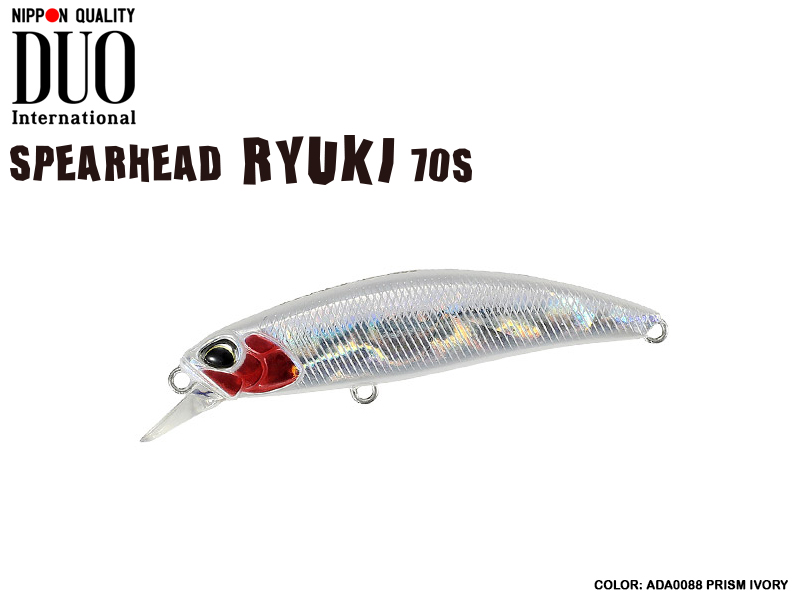 DUO Spearhead Ryuki 70S (Length: 70mm, Weight: 9gr, Color: ADA0088 Prism Ivory)