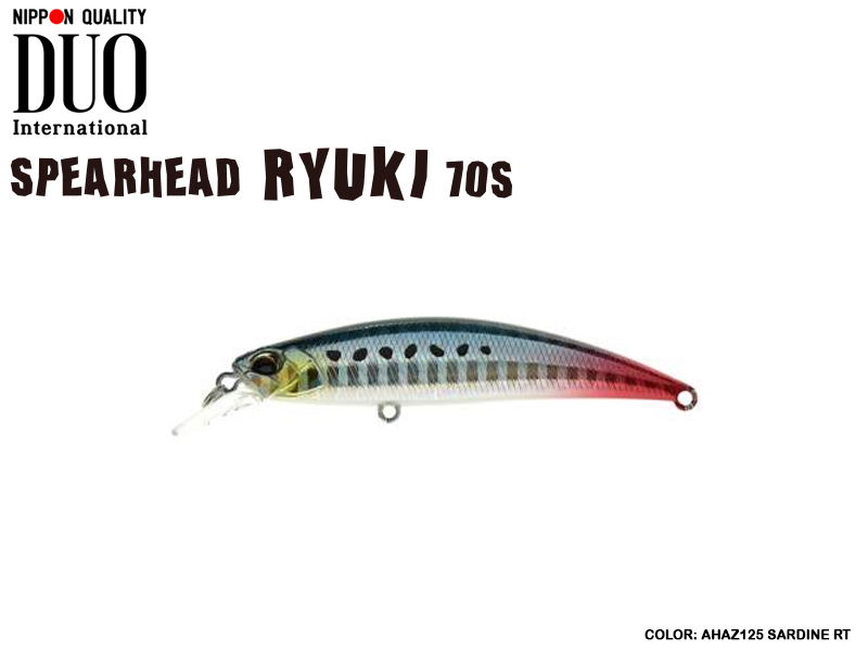 DUO Spearhead Ryuki 70S (Length: 70mm, Weight: 9gr, Color: AHAZ125 Sardine RT)