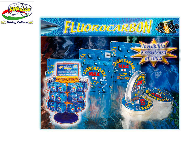 Filpesca Fluorocarbon Max Lines (Size: 0.090mm, 0,963kg, Length: 50m)