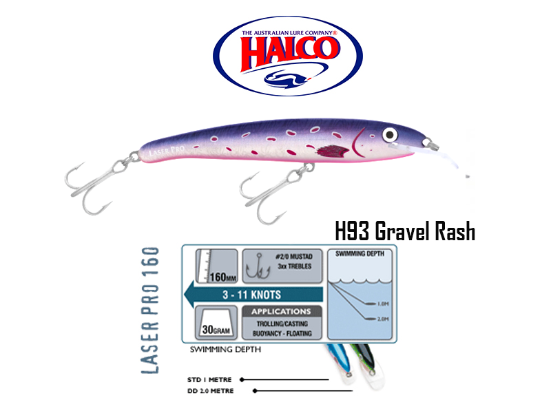 Halco Laser Pro 160 DD (160mm, 30gr, Color: H93)