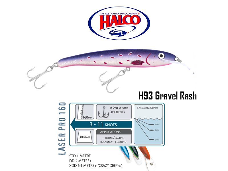 Halco Laser Pro 160 XDD (160mm, 30gr, Color: H93)
