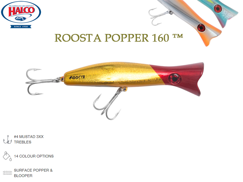 Halco Roosta Popper 160 (Length: 160mm, Weight: 75gr, Color: H78)