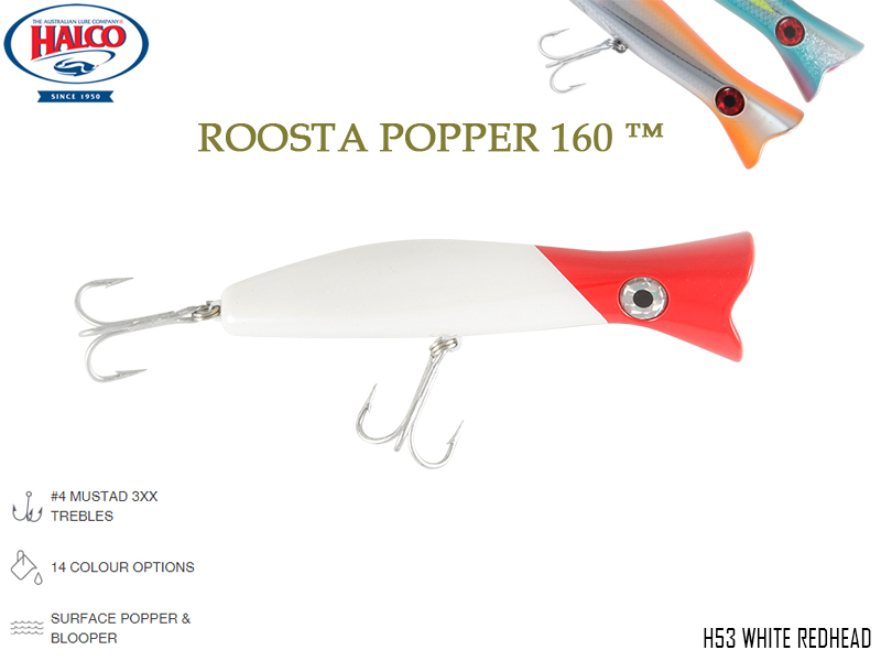 Halco Roosta Popper 160 (Length: 160mm, Weight: 75gr, Color: H53)