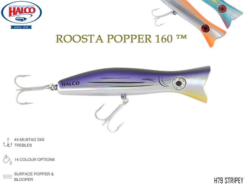 Halco Roosta Popper 160 (Length: 160mm, Weight: 75gr, Color: H79)