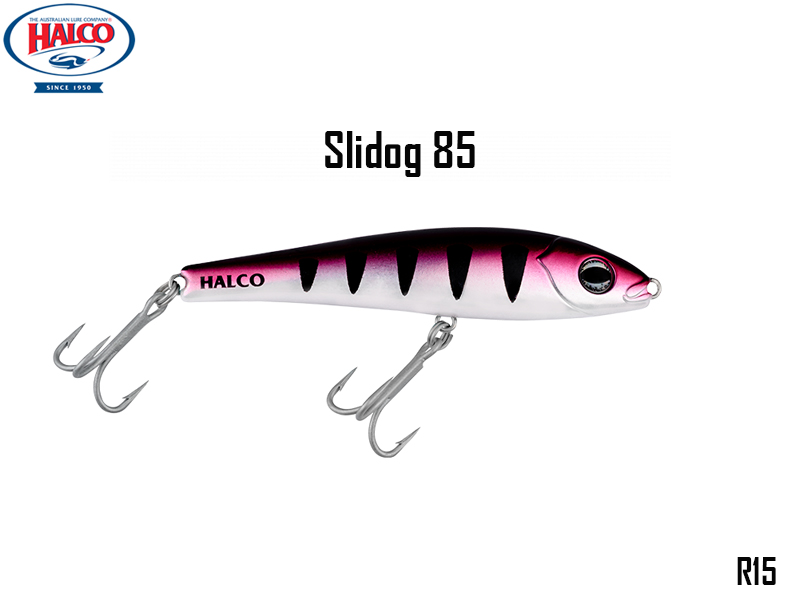 Halco Slidog 85 (Length: 85mm, Weight: 15gr, Color: #R15)