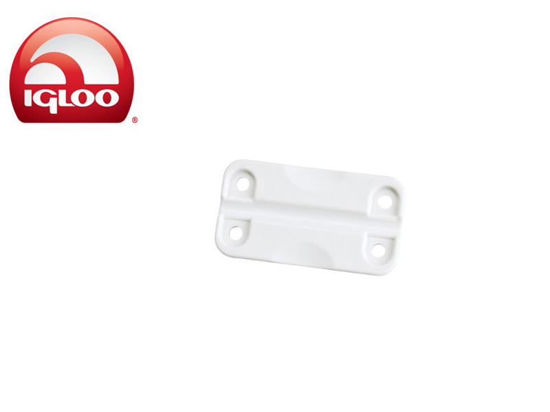 Igloo Hinges White Plastic - Pair
