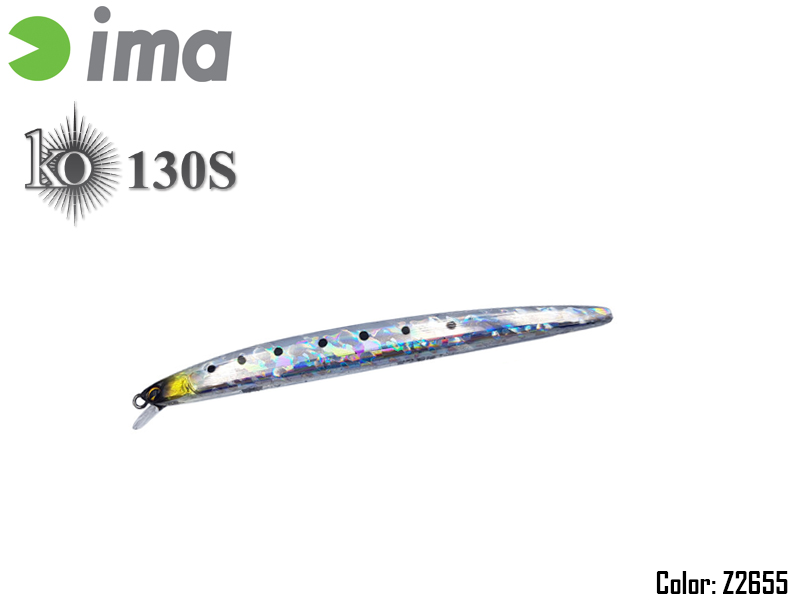 IMA KO 130S Lures (Size: 130mm, Weight: 12gr, Color: Z2655)