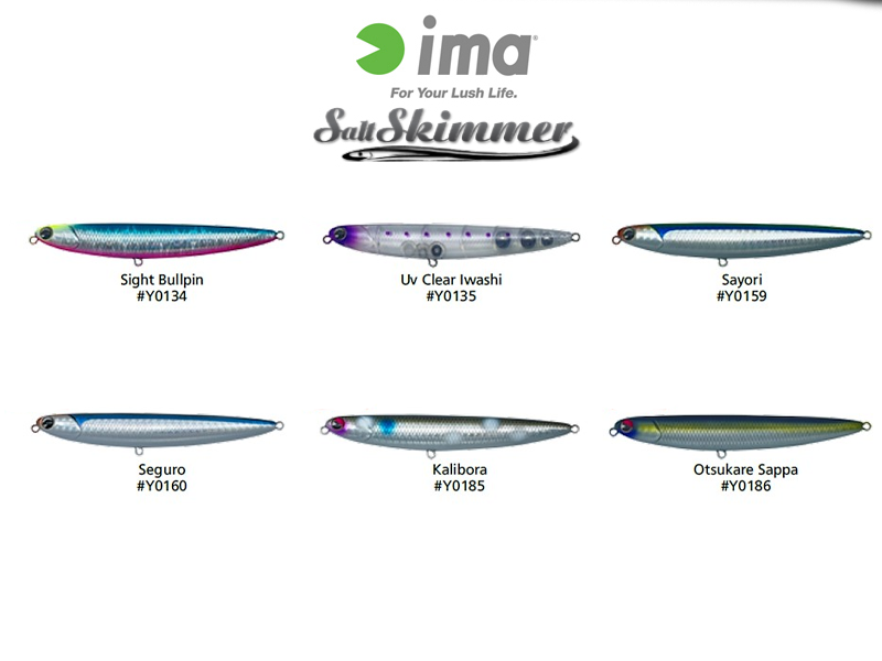 IMA Salt Skimmer (Length:110mm, Weight:14gr, Color: Y0134 Sight Bullpin)