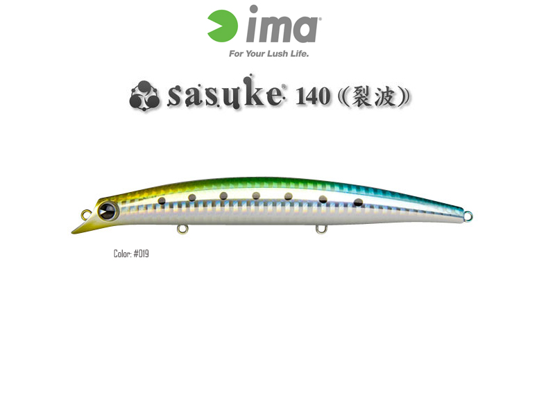 IMA Sasuke 140 Reppa (Length: 140mm, Weight: 20gr, Color: RP14-019 Guradeiwashi)