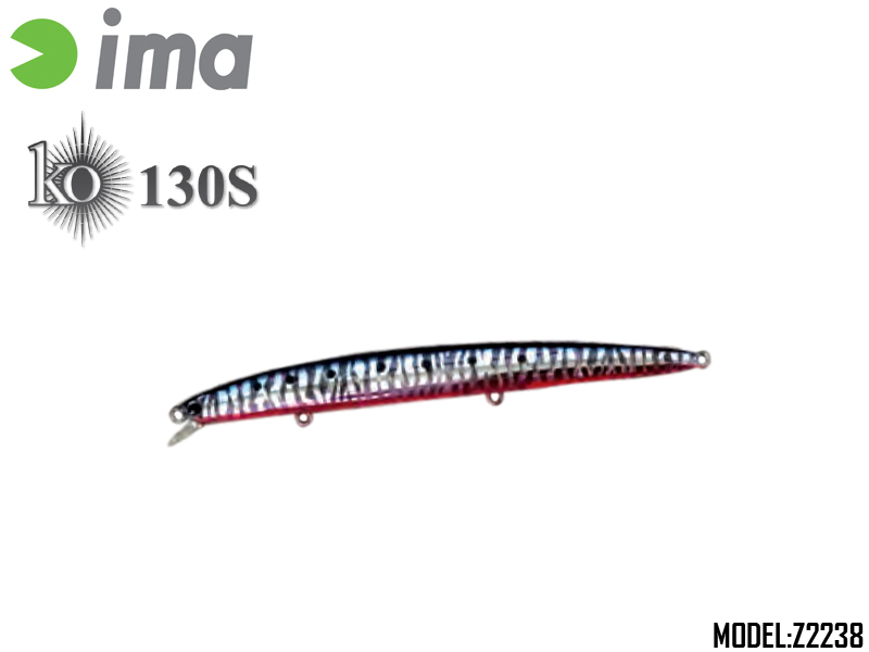 IMA KO 130S Lures (Size: 130mm, Weight: 12gr, Color: Z2238)