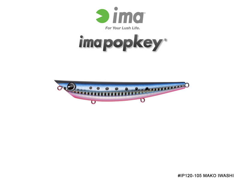 IMA Popkey (Length:120mm, Weight:16gr, Color:#IP120-105 Mako Iwashi)