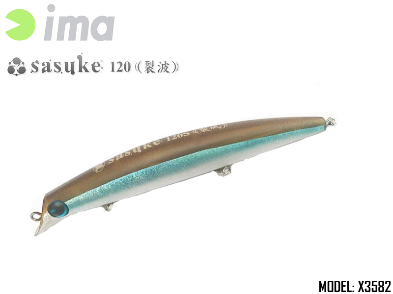 IMA Sasuke 120 Reppa (Length: 120mm, Weight: 17gr, Color: X3582)