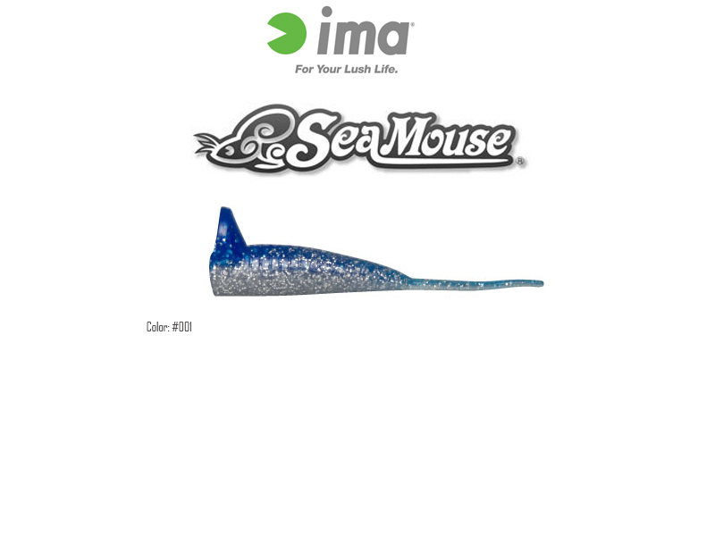 IMA Sea Mouse (Length: 85mm, Color: 001, Package: 6pcs)