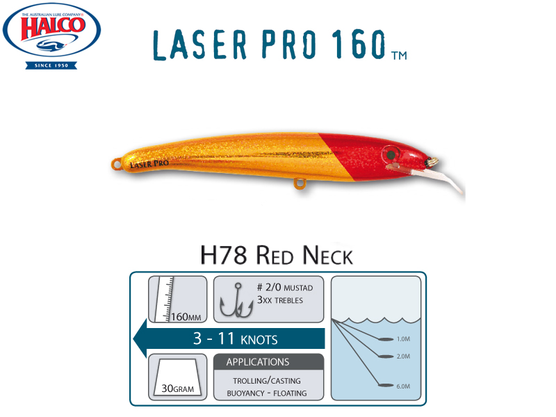 Halco Laser Pro 160 DD (160mm, 30gr, Color: H78)